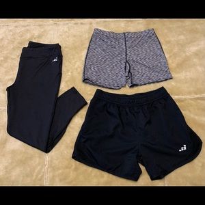 Bundle of 3 BCG Girls Athletic Bottoms- L(12-14)